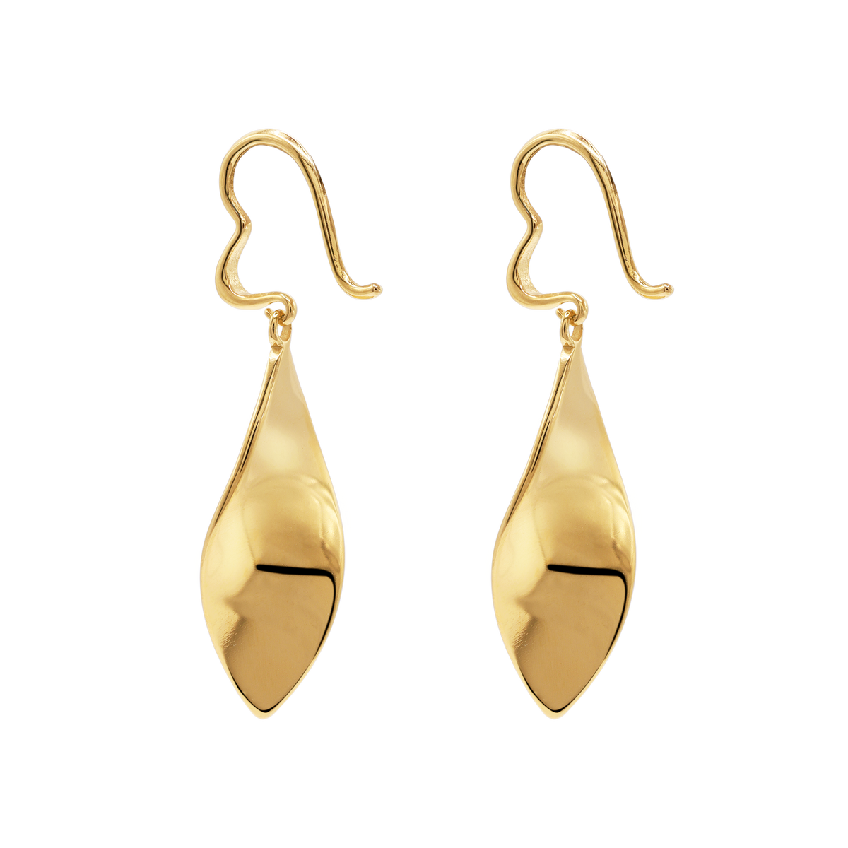 Ohrringe Damen Edelstahl Esma in Gold - in der Heideman Geschenkbox