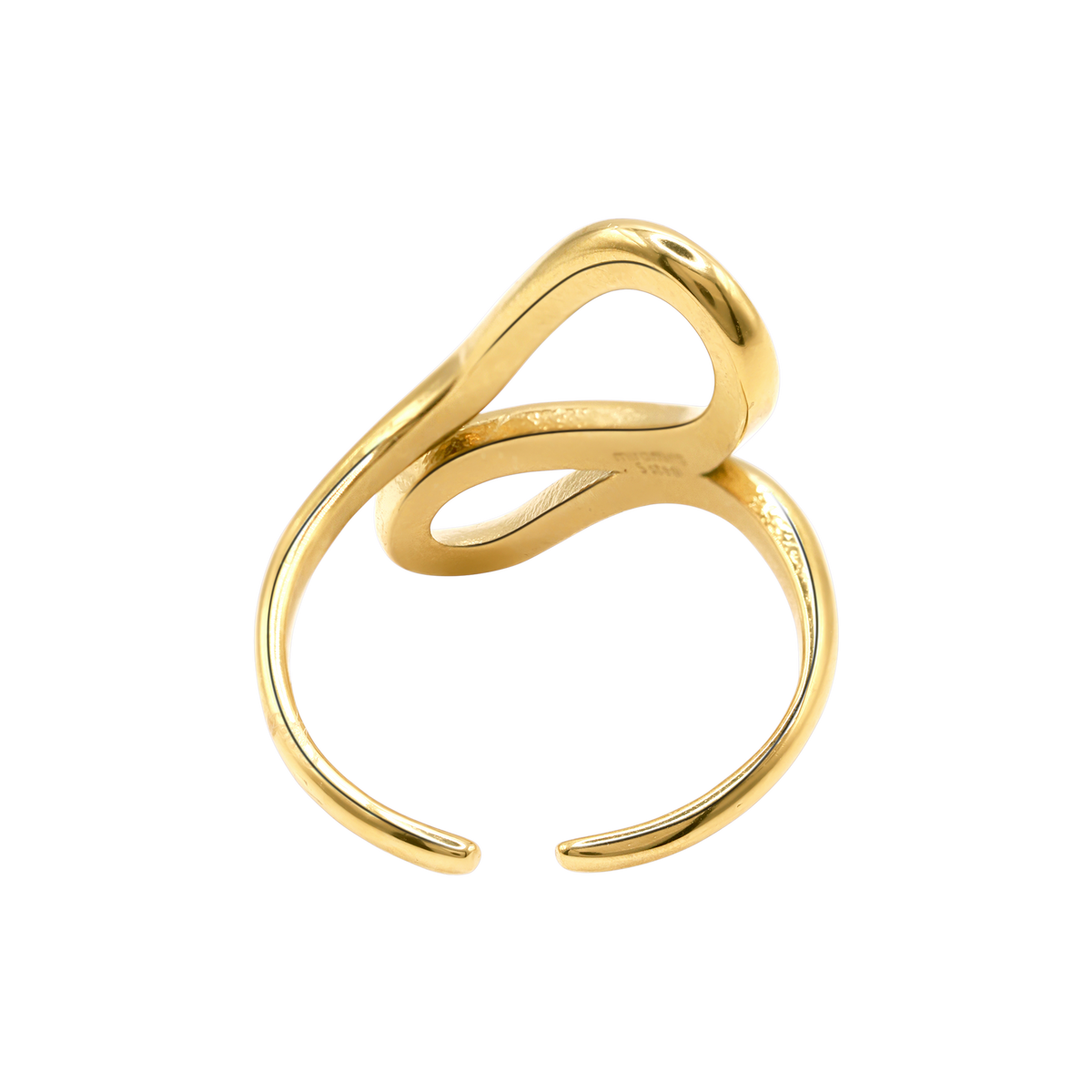 Ring Damen Gold Julea in Gold – gestylt kombiniert zum Outfit