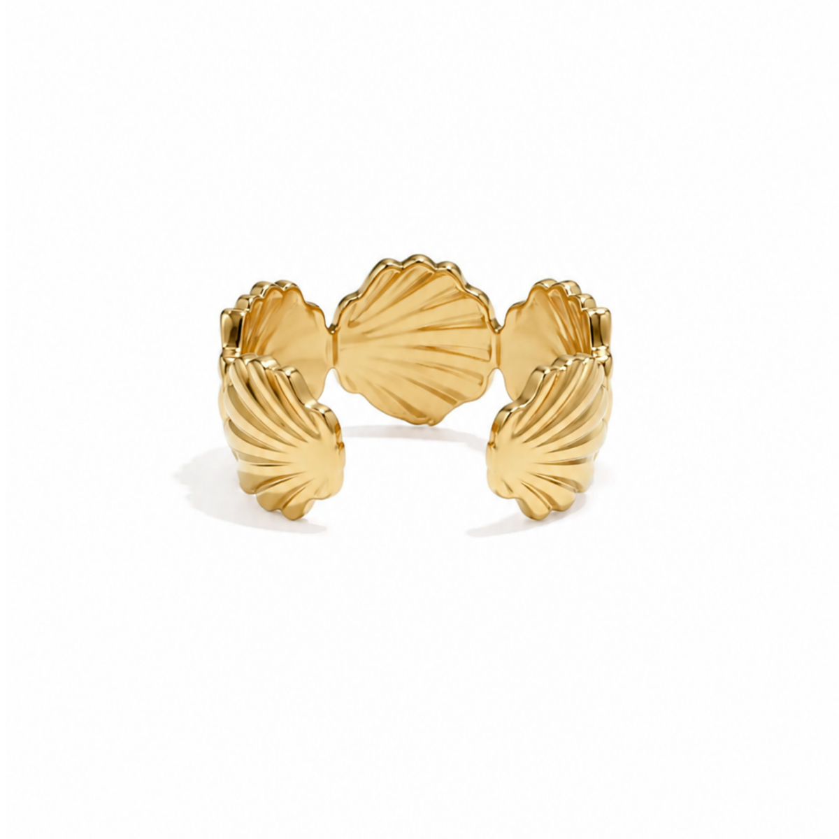 Ring Damen Gold Gemma goldfarben - gestylt zum Outfit