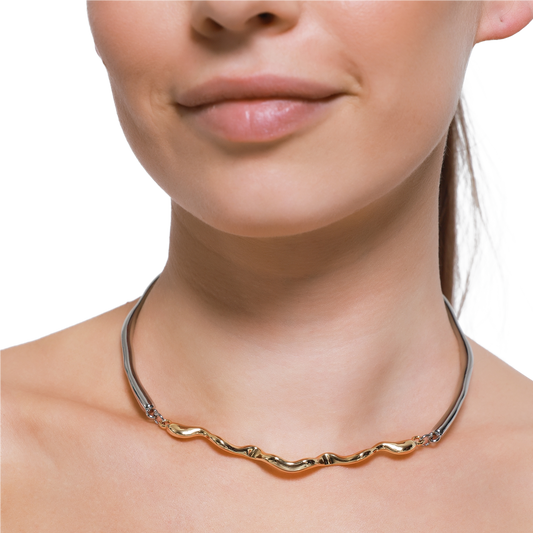 Moderne Goldkette im minimalistischen Design entdecken