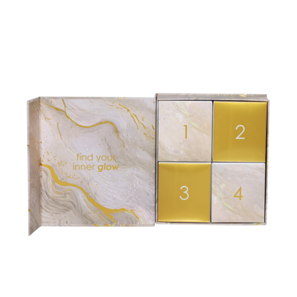 Adventsbox Celeste in Silber – Geschenkbox mit Damen Schmuckset aus Edelstahl