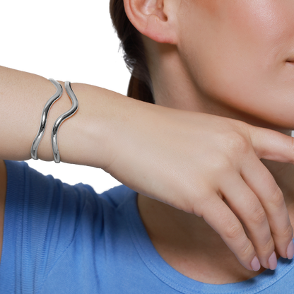 Armreif Damen Silber Moana Detailansicht