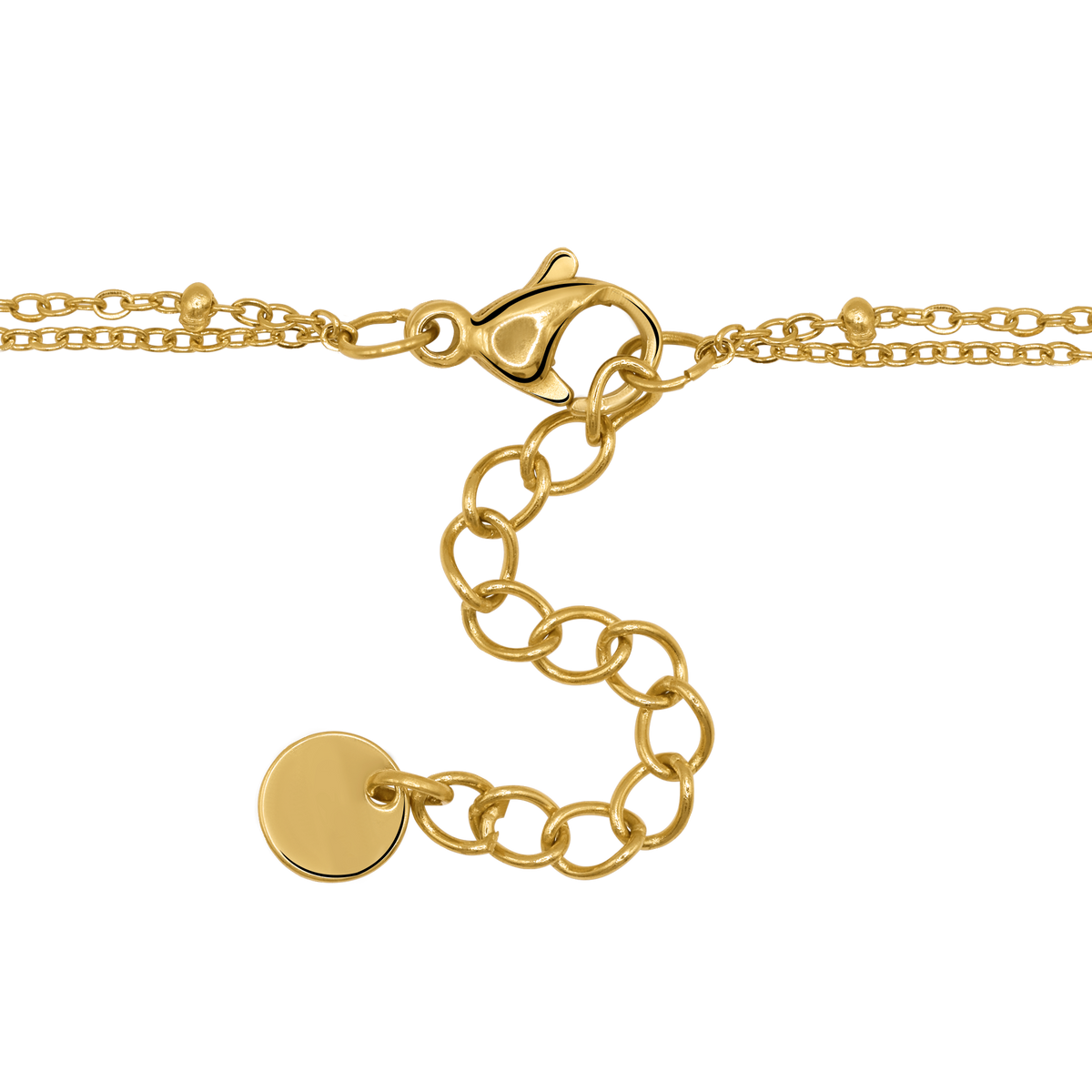 Armband Damen Gold Estelle in Gold stilvoll zum Outfit gestylt