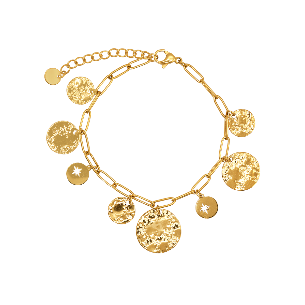 Armband Damen Edelstahl Selene Gold Produktansicht