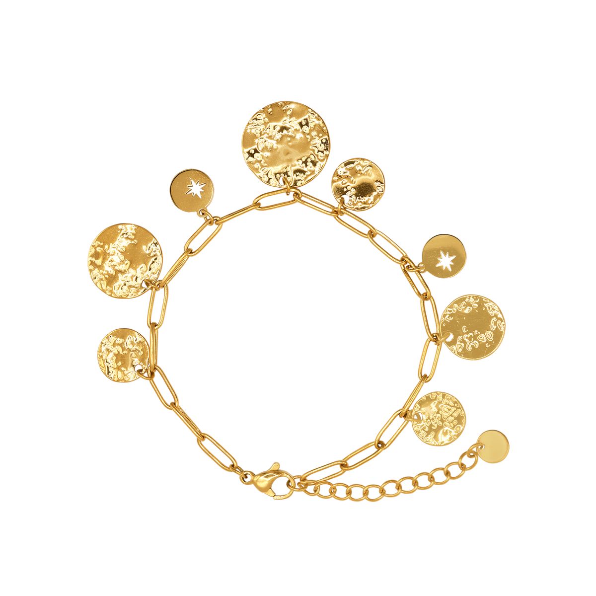 Armband Damen Edelstahl Selene Gold in Geschenkbox
