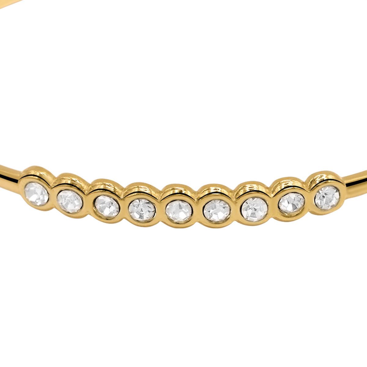 Armband Damen Gold Julea in Gold offene Form im Detail