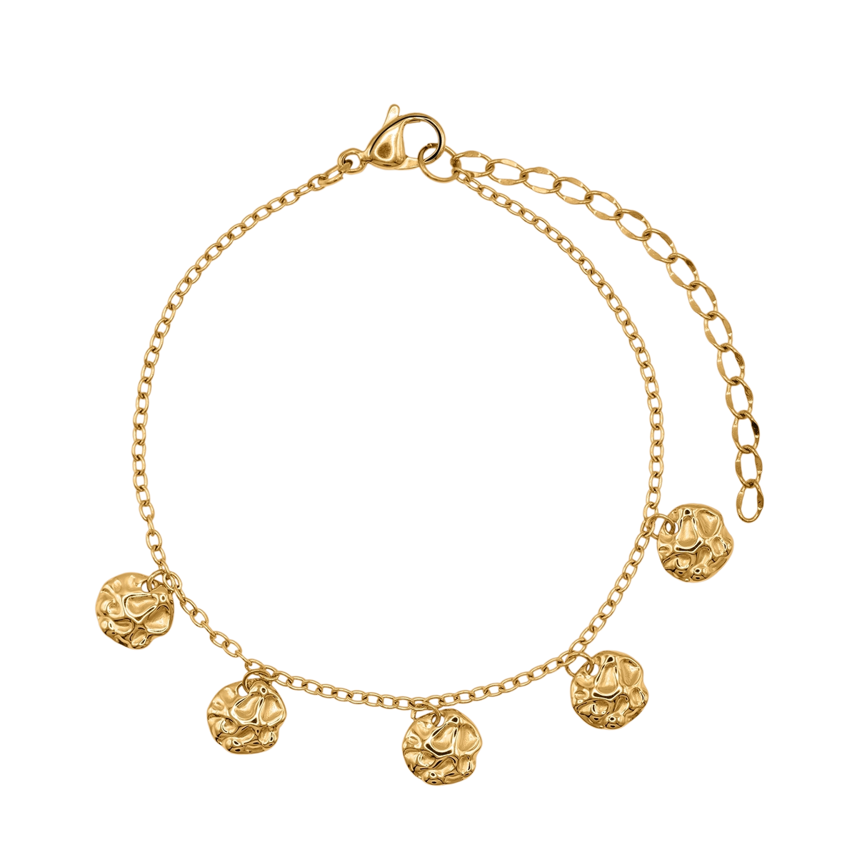 Armband Damen Edelstahl Celeste in Gold mit Anhaengern - Produktbild