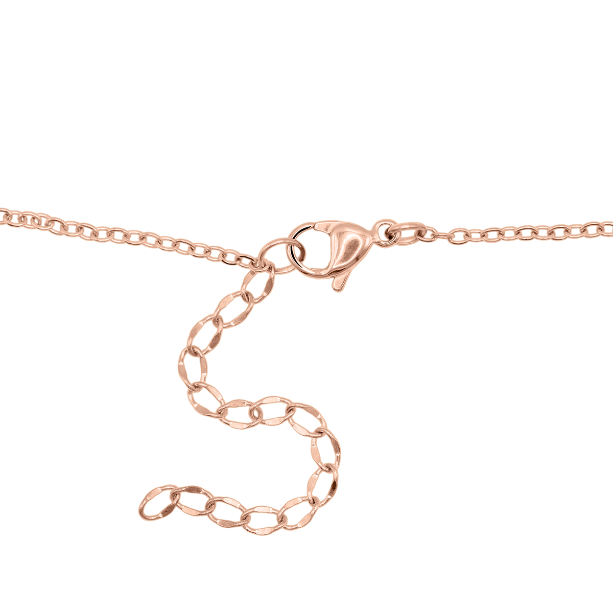 Armband Damen Edelstahl Celeste in Rose - gestylt kombiniert