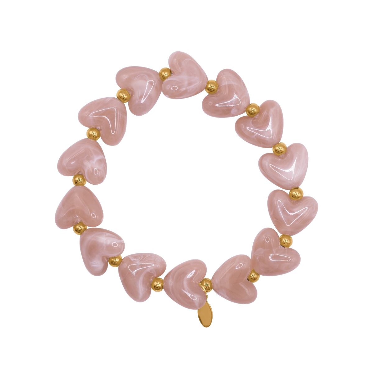 Armband Damen Edelstahl Ariadne Gold Greige Produktansicht