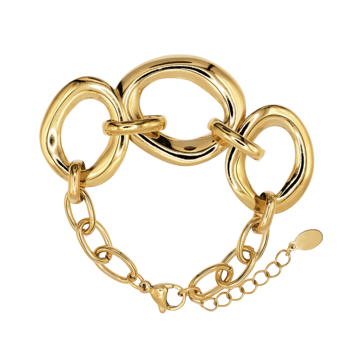 Armband Damen Edelstahl Eleonora in Gold mit gratis Geschenkbox