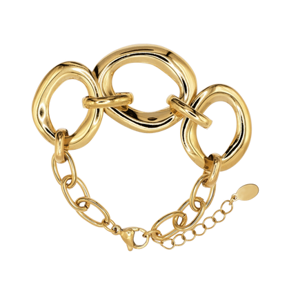 Armband Damen Edelstahl Eleonora in Gold mit gratis Geschenkbox