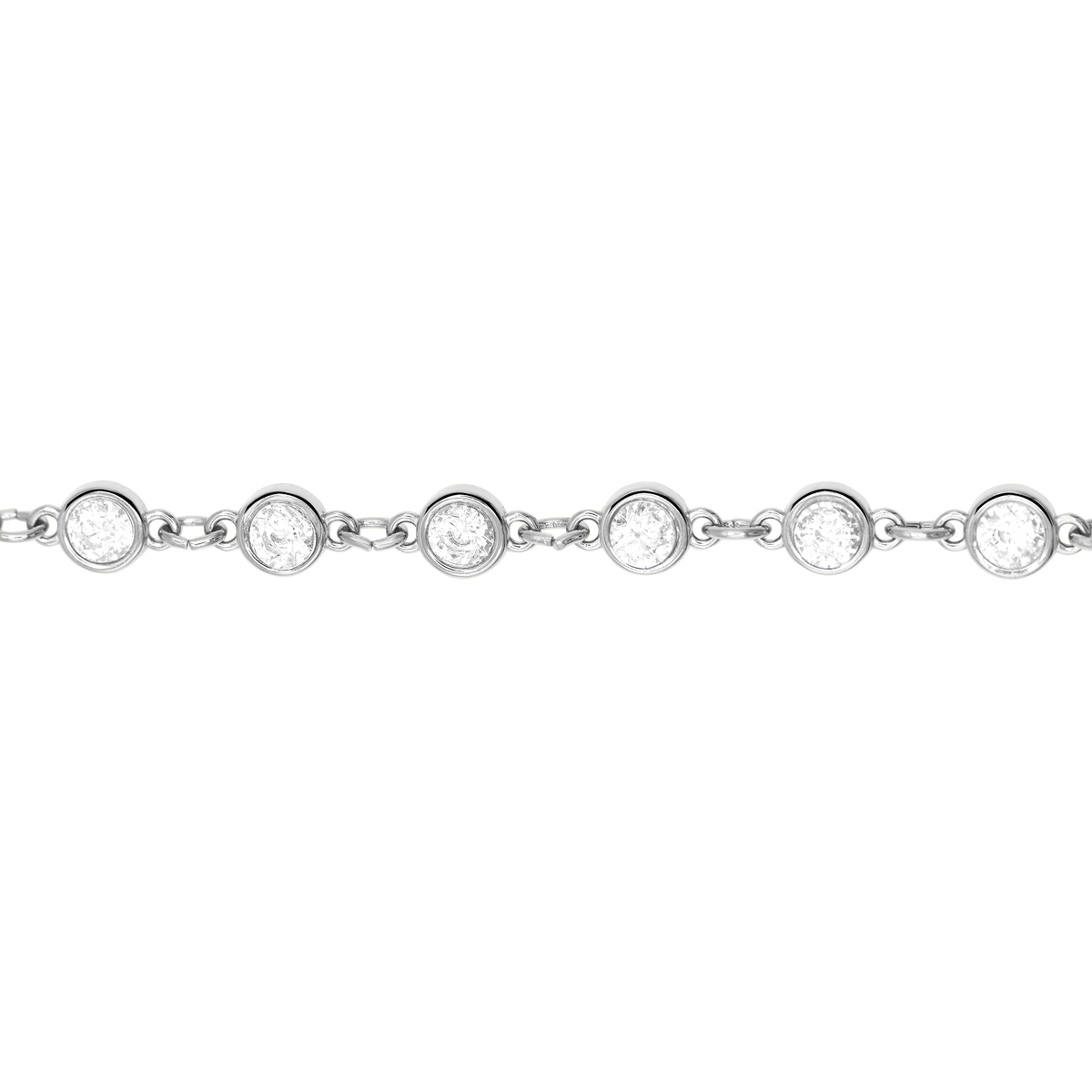 Armband Damen Edelstahl Rosalie in Silber - Detailansicht von Karabinerverschluss und Verlaengerung