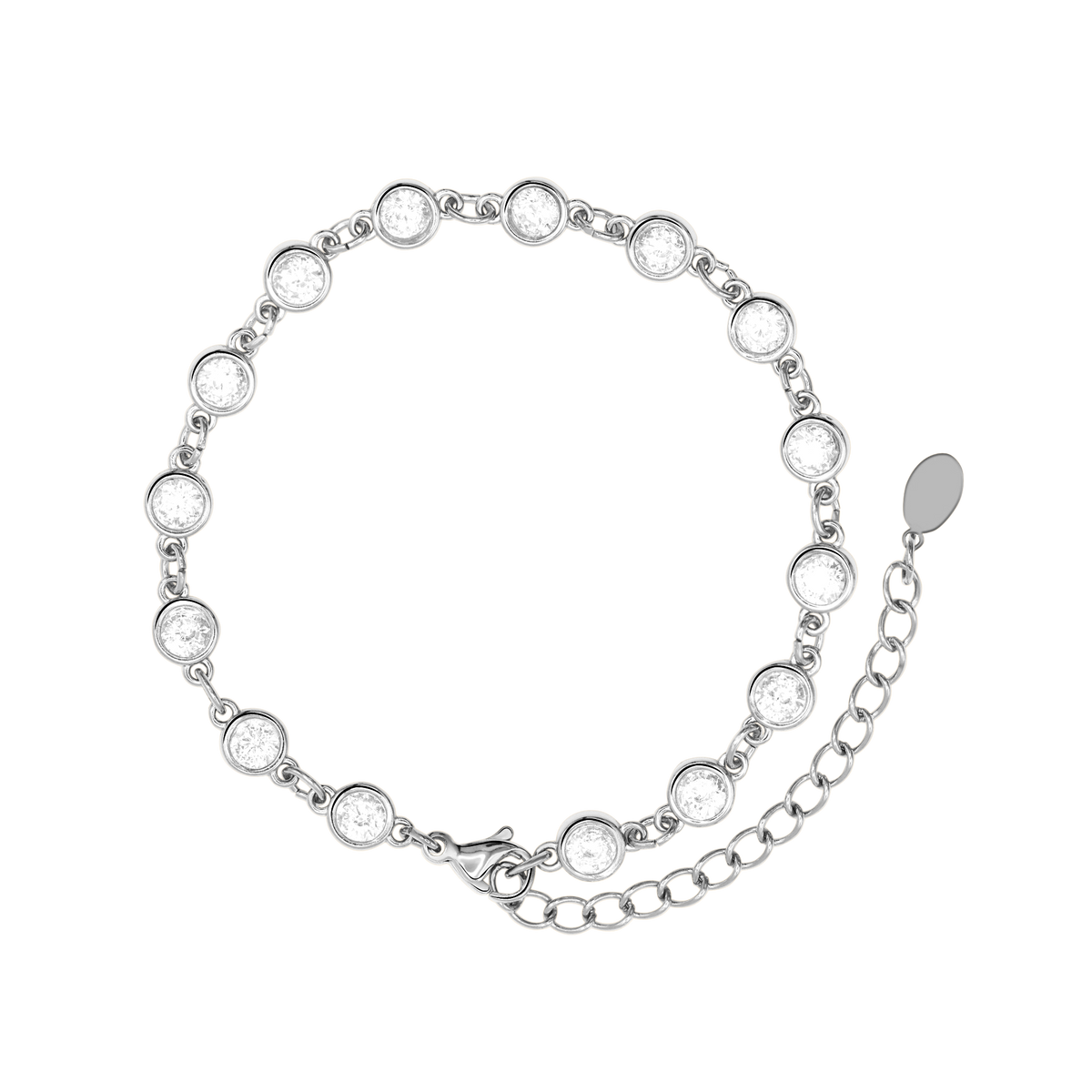 Armband Damen Edelstahl Rosalie in Silber in der Heideman Geschenkbox