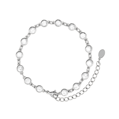 Armband Damen Edelstahl Rosalie in Silber in der Heideman Geschenkbox