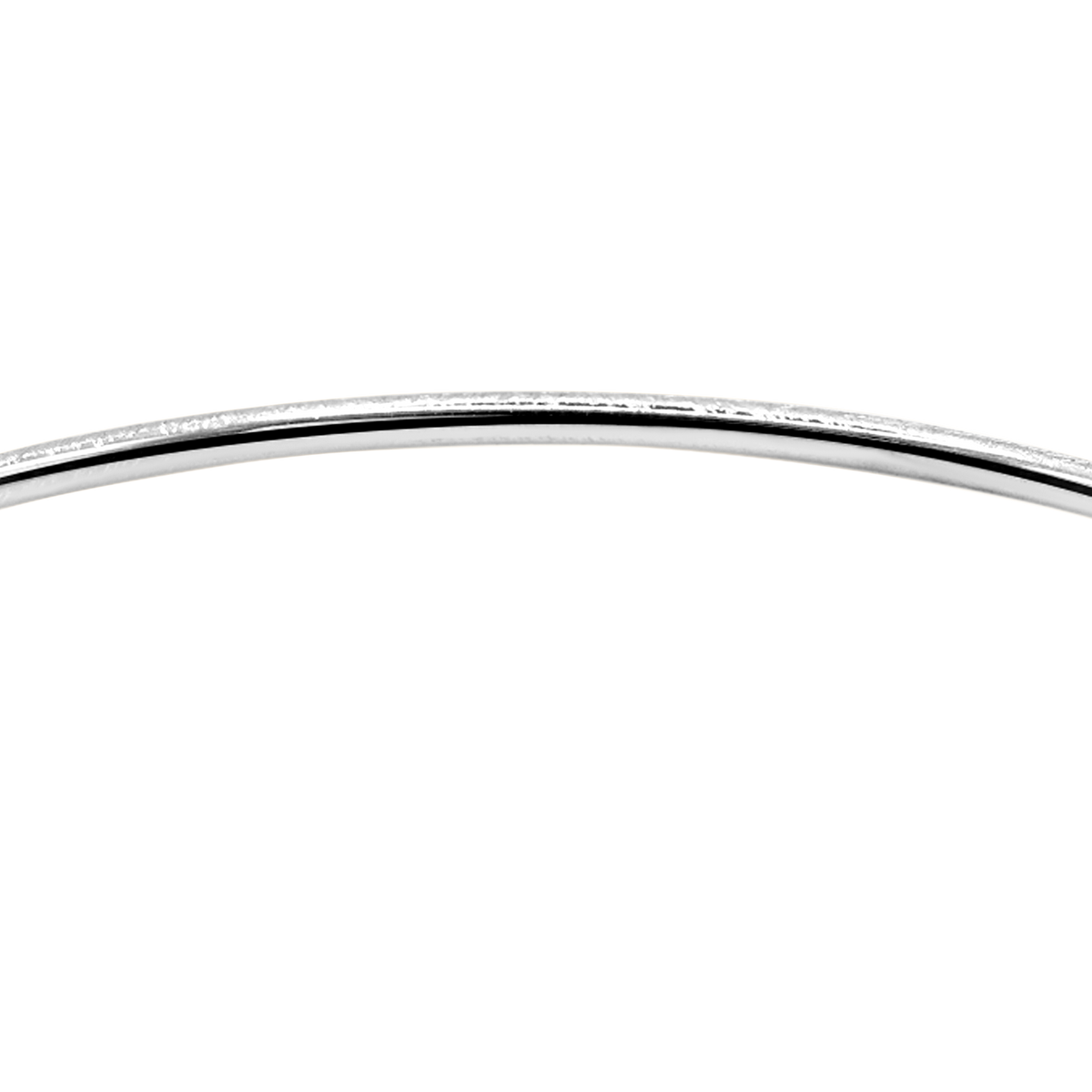 Armband Damen Edelstahl Aelia in Silber - Detail des offenen Reifs