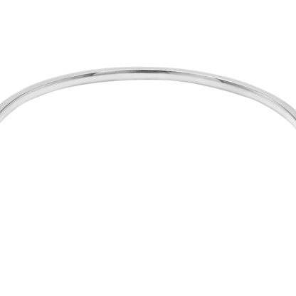 Armband Damen Edelstahl Aerin in Silber - Detail des schmalen Armreifs