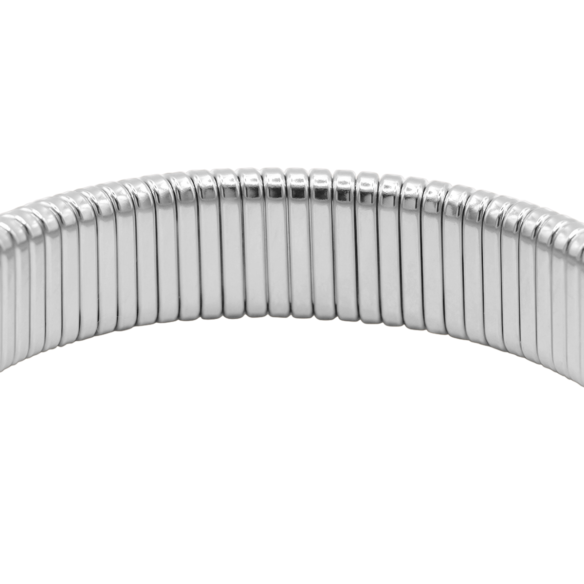Armband Damen Edelstahl Alessa Silber gestylt zum Outfit
