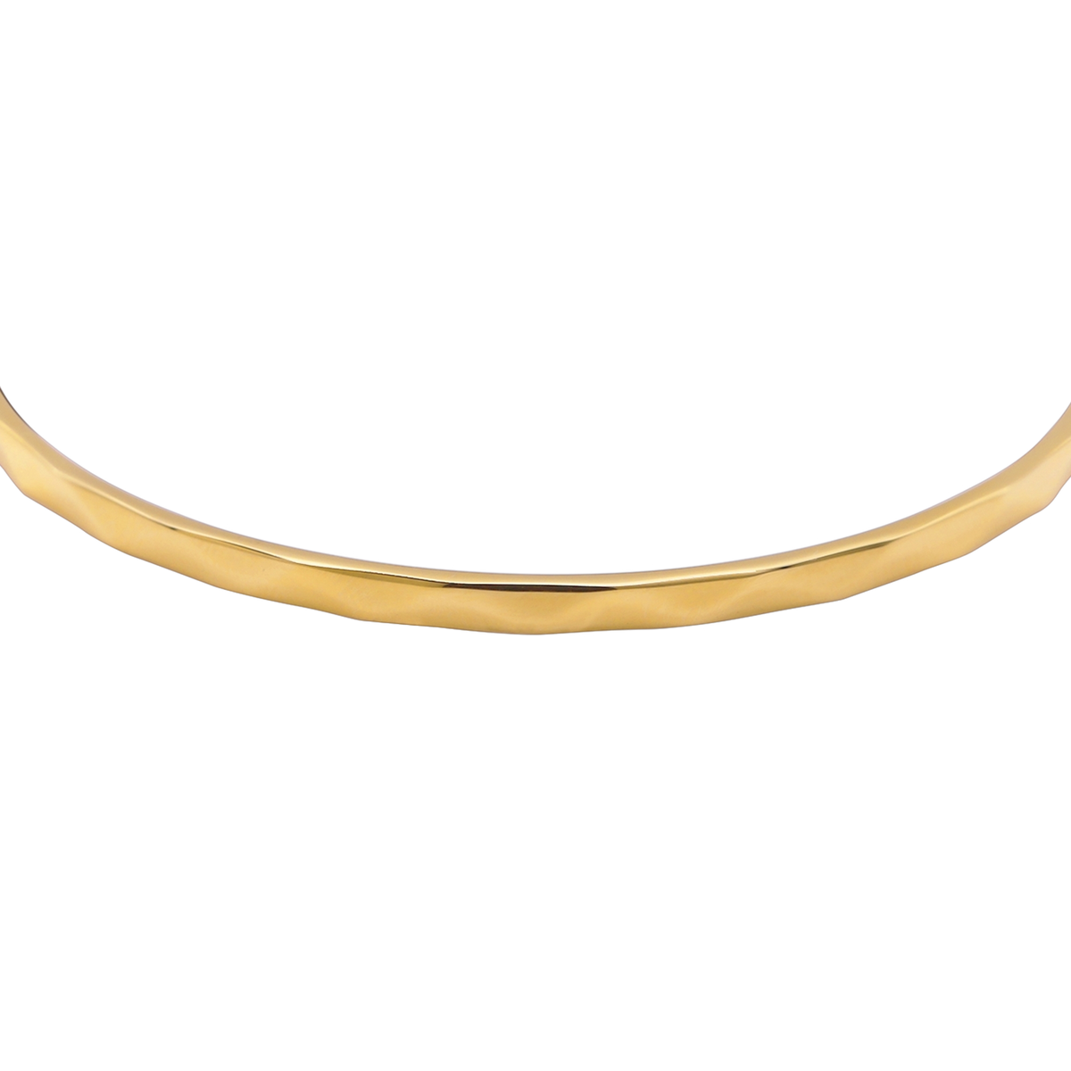 Armband Damen Edelstahl Brielle in Gold, offener Armreif im Detail