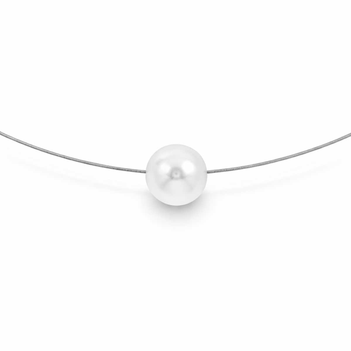 Kette mit weißer Perle