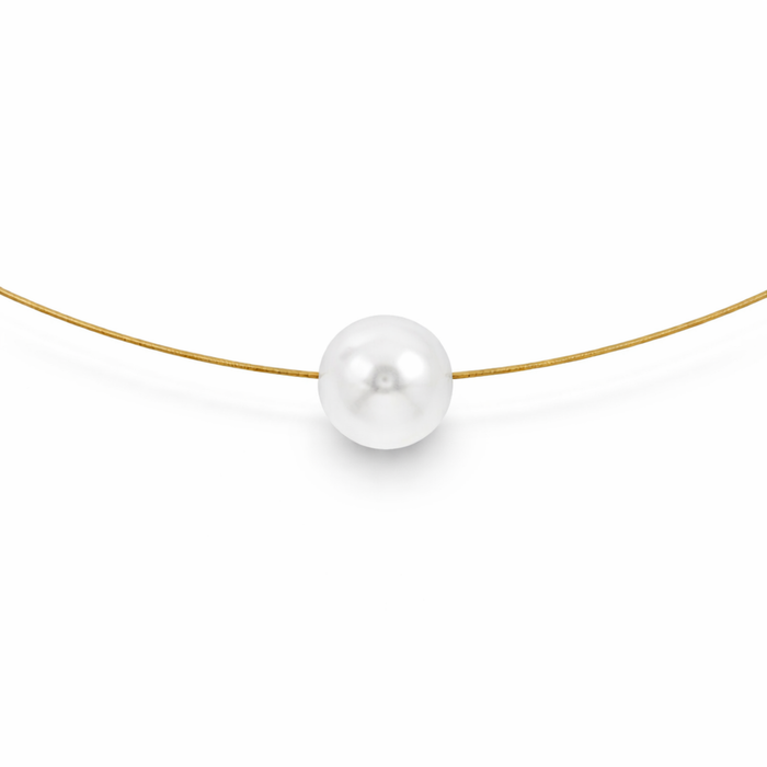 Kette mit weißer Perle
