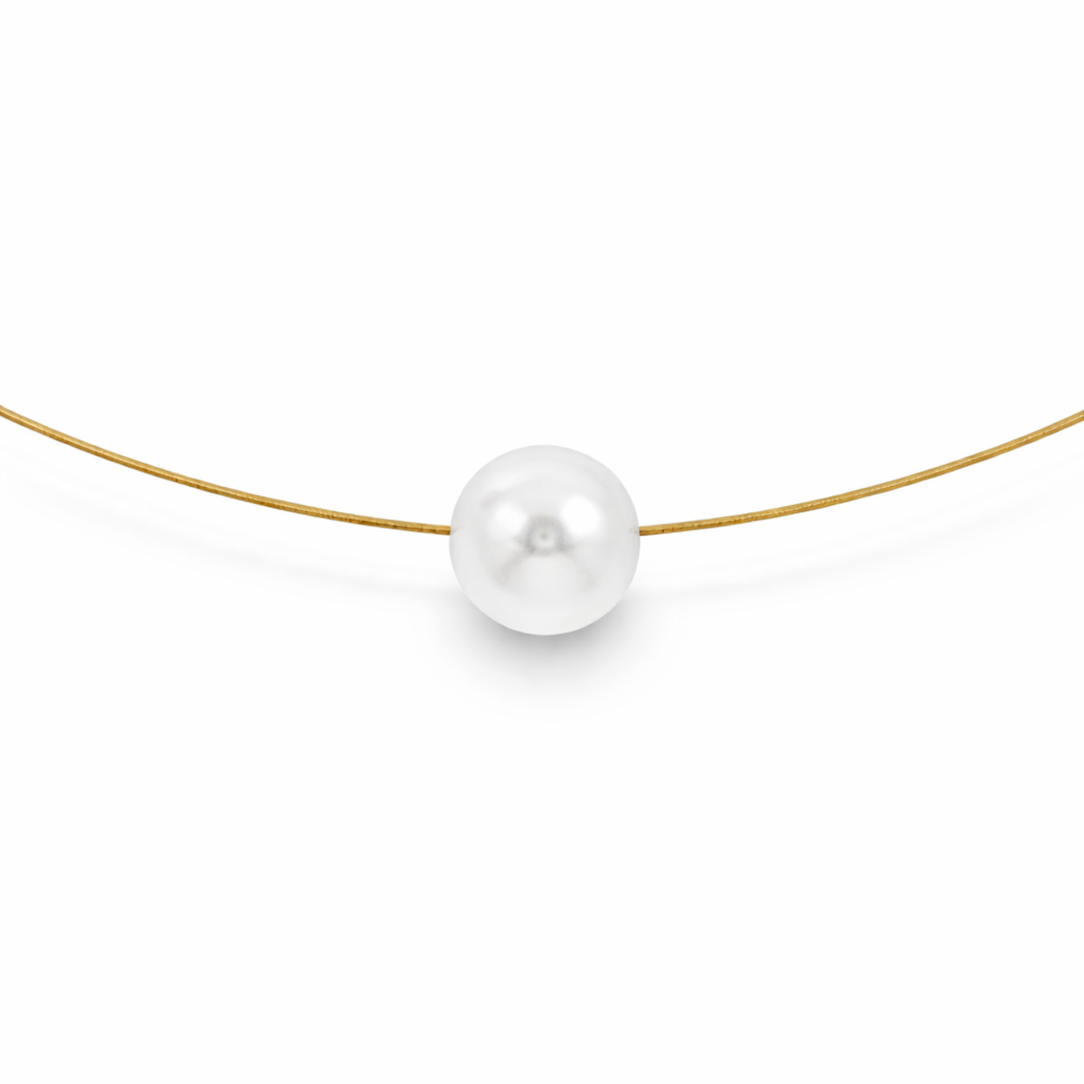 Kette mit weißer Perle