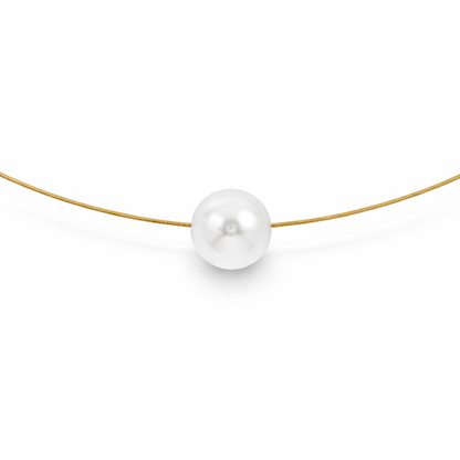 Kette mit weißer Perle