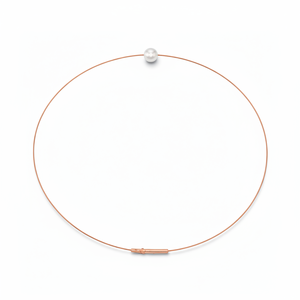 Kette mit weißer Perle