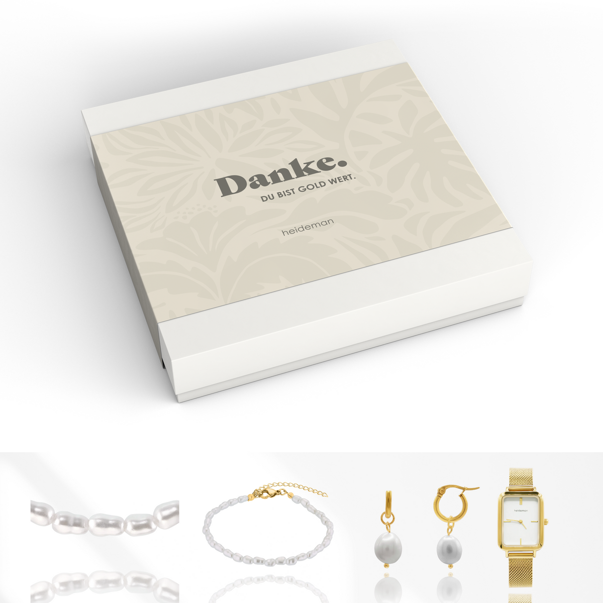 Geschenkbox Danke Perle
