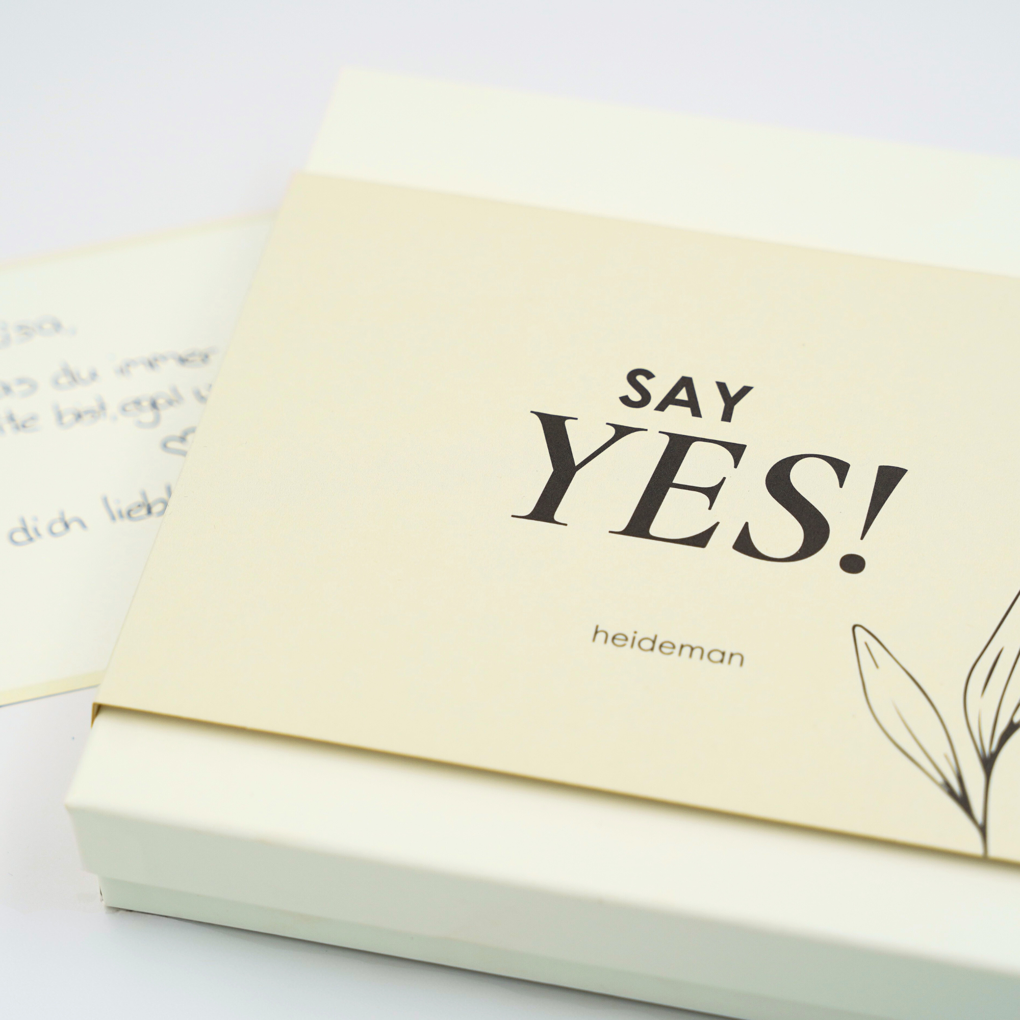 Geschenkbox Say Yes Basic