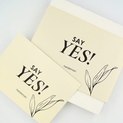 Geschenkbox Say Yes Perle
