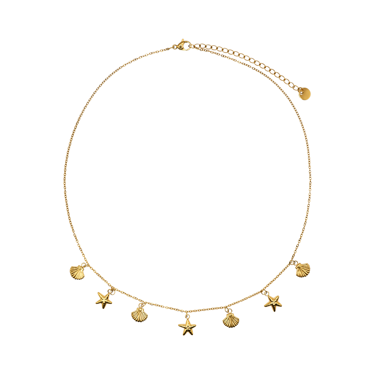 Halskette Damen Gold Marisol mit Karabinerverschluss