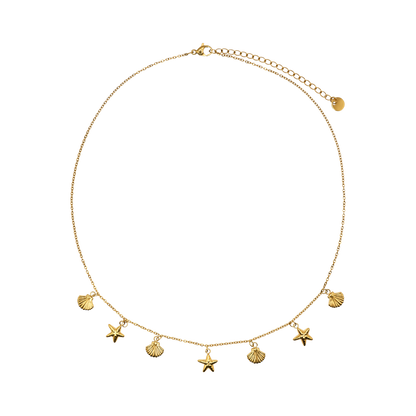 Halskette Damen Gold Marisol mit Karabinerverschluss