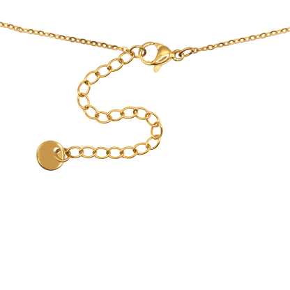 Goldene Damen Halskette Marisol maritim gestylt
