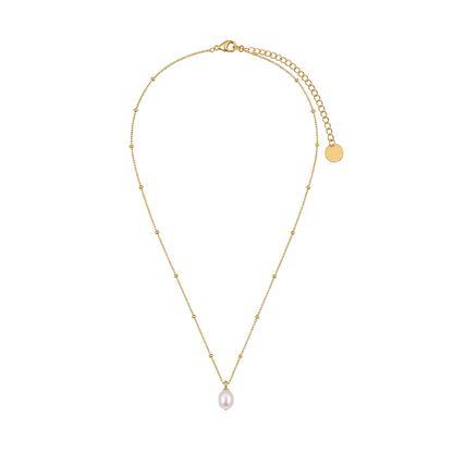Halskette Damen Gold Camille in Gold Karabinerverschluss im Detail