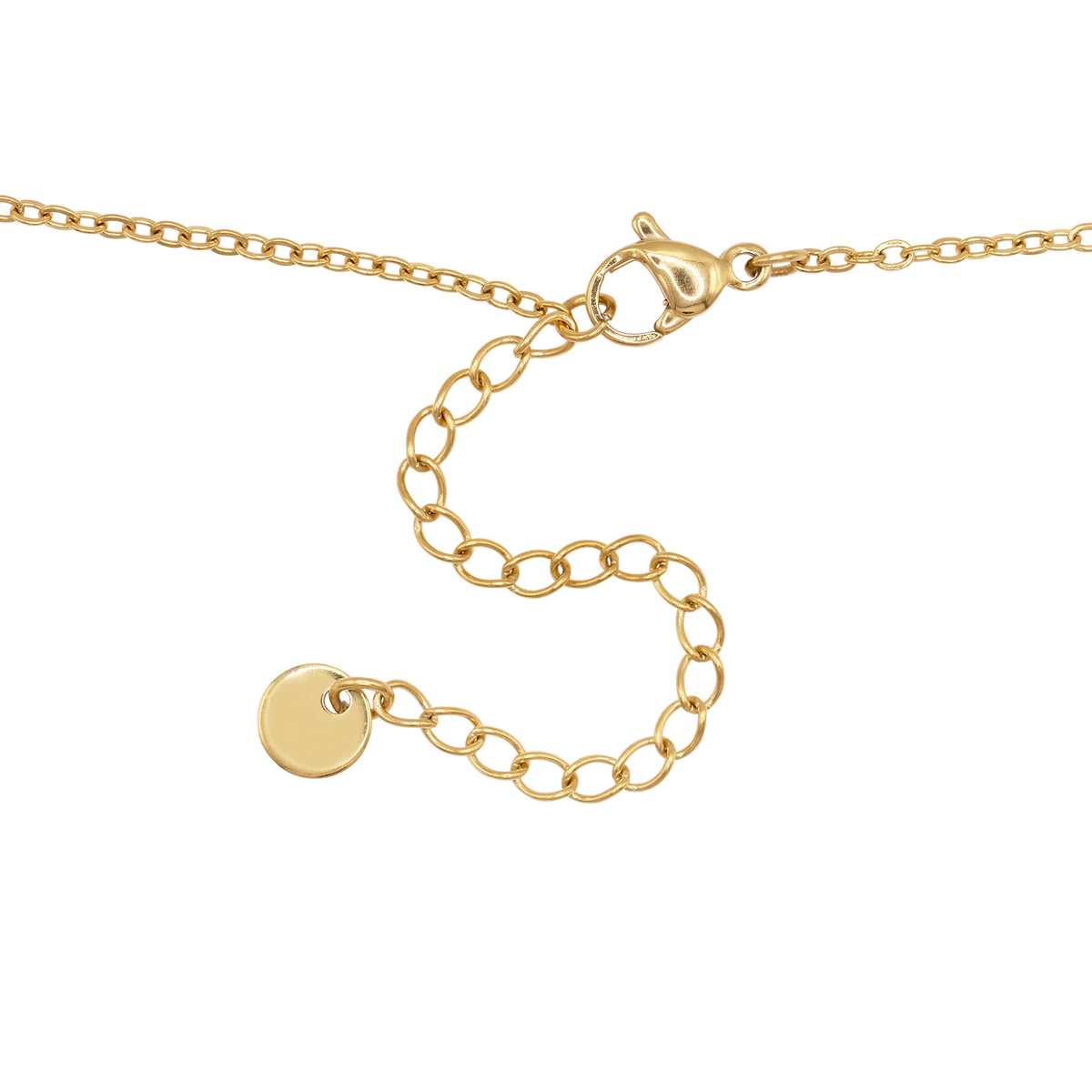 Halskette Damen Gold Arna in Gold stilvoll zum Outfit gestylt