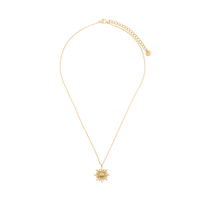 Halskette Damen Gold Halla in Gold Karabinerverschluss im Detail