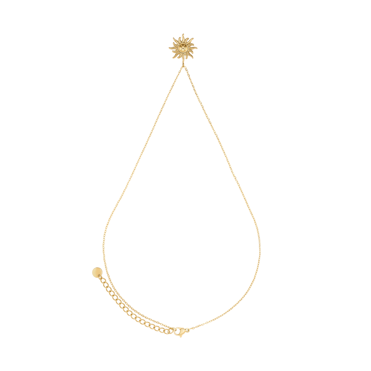 Halskette Damen Gold Halla in Gold mit Geschenkbox