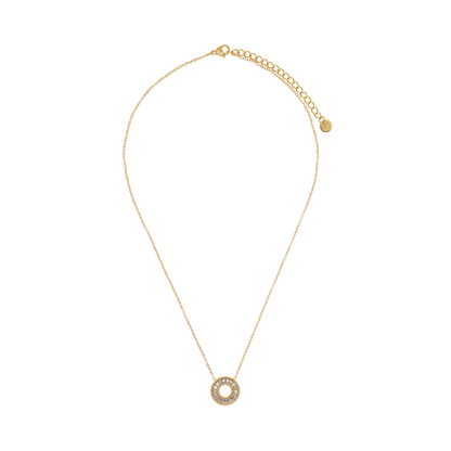 Halskette Damen Gold Fauna in Gold, Detailansicht des Karabinerverschlusses