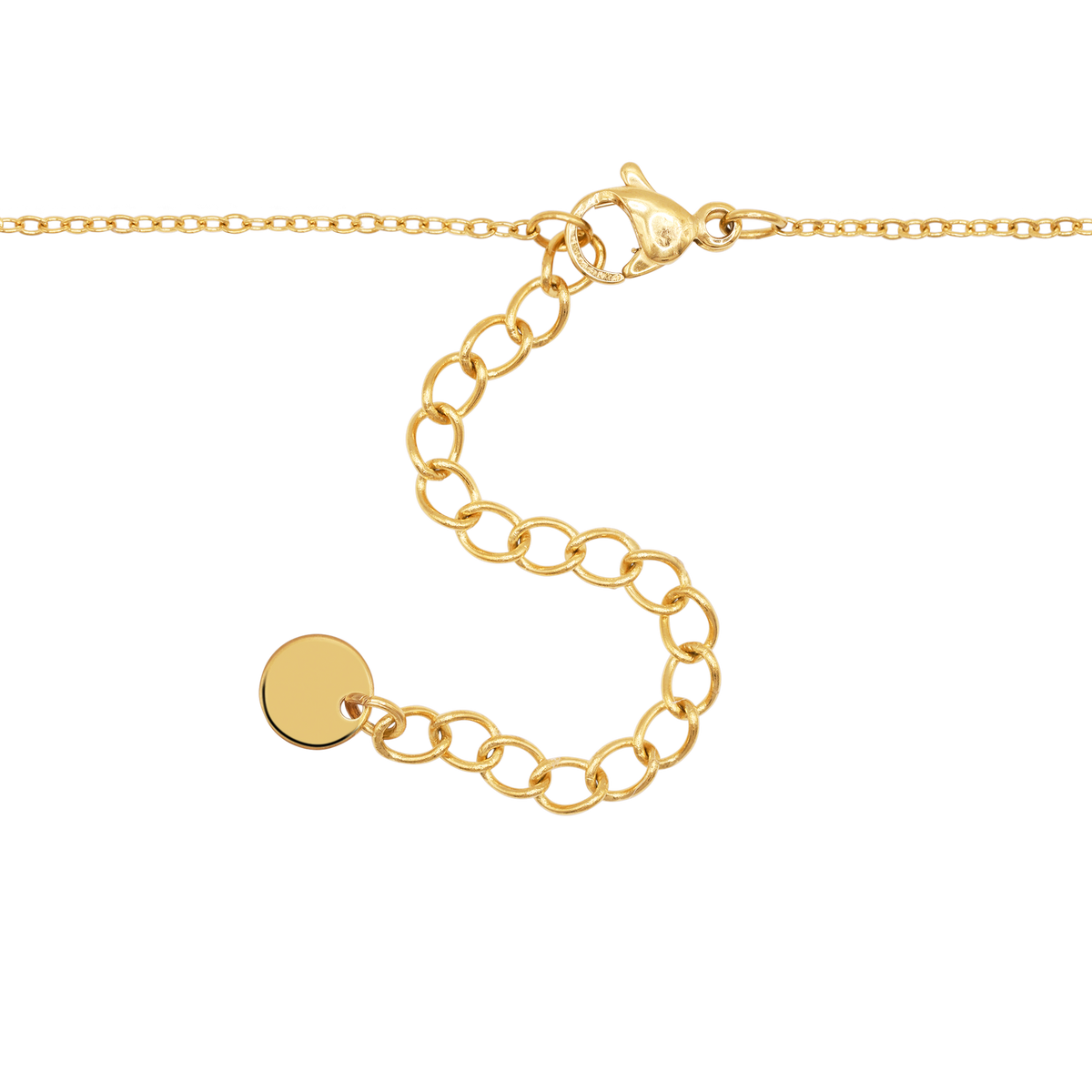 Halskette Damen Gold Fauna in Gold, stilvoll gestylt zu einem Outfit