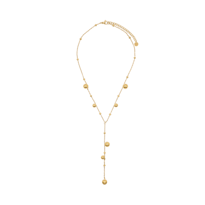 Halskette Damen Gold Melia in Gold, Detailansicht des Karabinerverschlusses