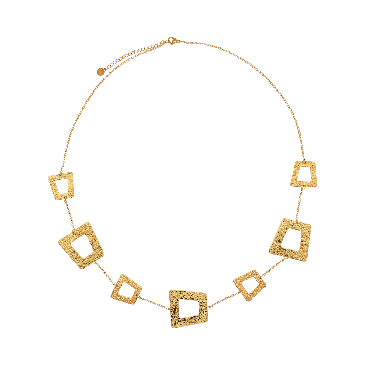 Halskette Damen Gold Nerisa in Gold, Detailansicht des Karabinerverschlusses