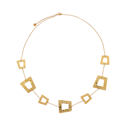 Halskette Damen Gold Nerisa in Gold, Detailansicht des Karabinerverschlusses