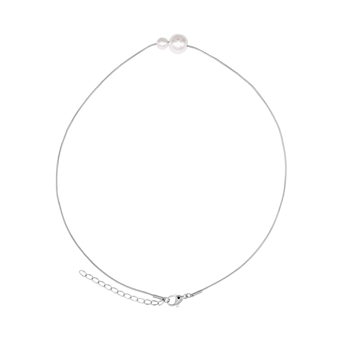 Kette Damen Edelstahl Solene Silber in der gratis Geschenkbox