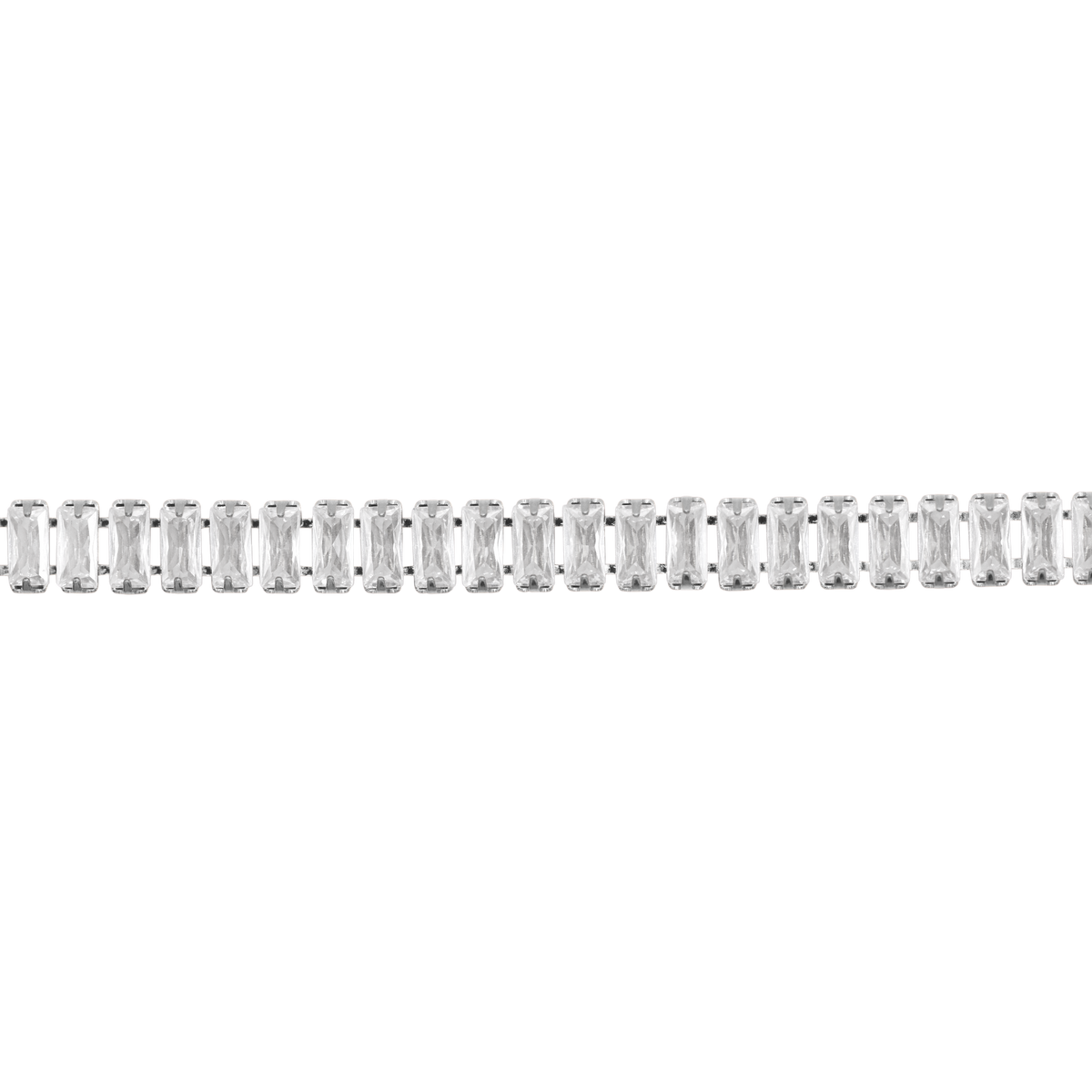 Halskette Damen Edelstahl Zelie in Silber mit Zirkonia von Heideman