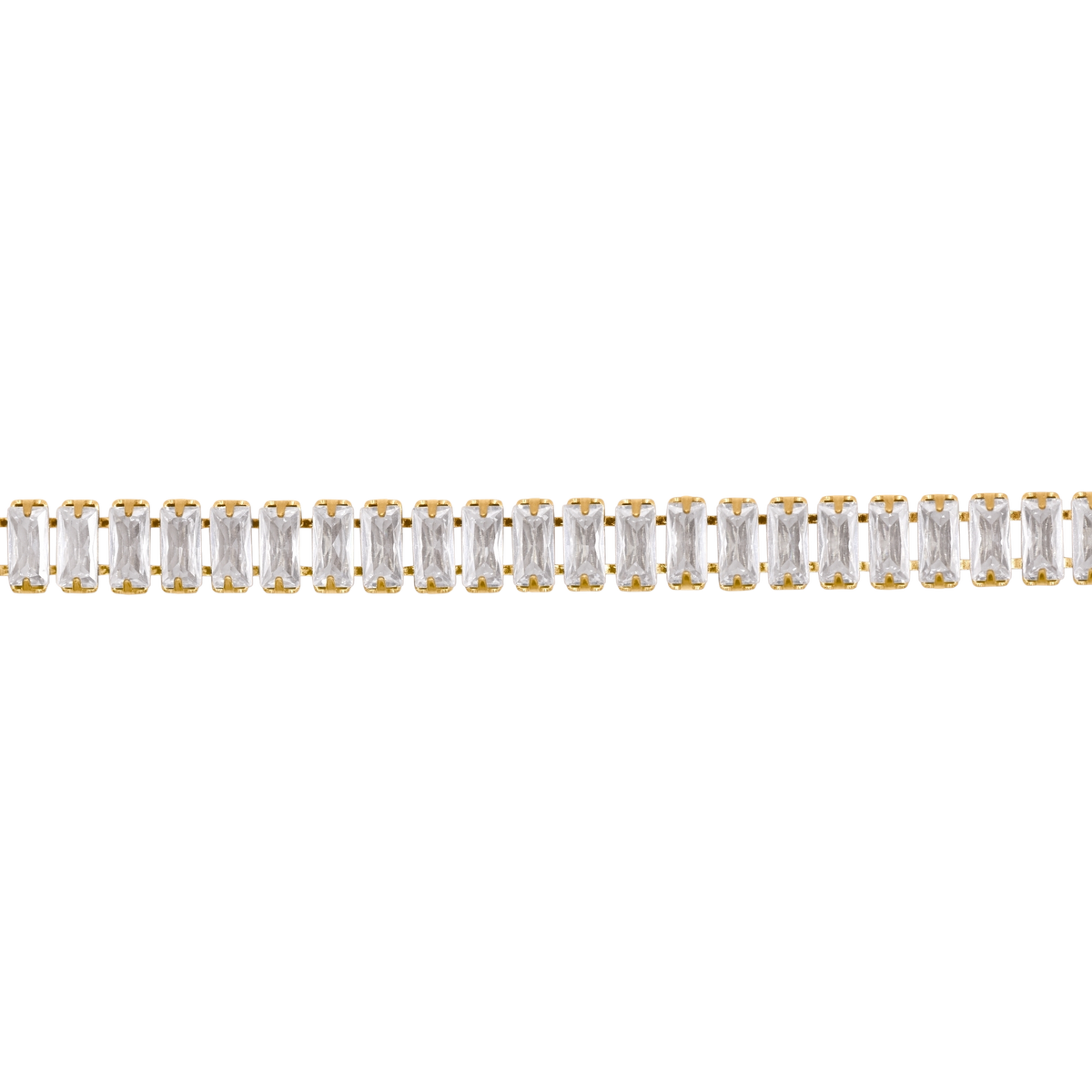 Halskette Damen Edelstahl Zelie in Gold mit Zirkonia von Heideman