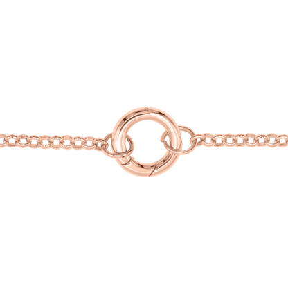 Halskette Damen Edelstahl Noelie in Rose - gestylt im Look