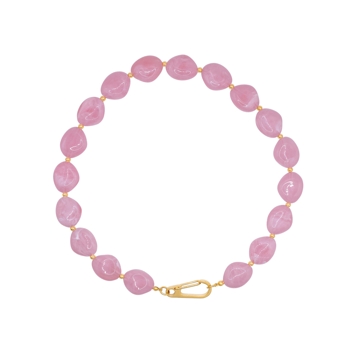 Halskette Damen Gold Xenia Light Rose mit gratis Geschenkbox - Heideman