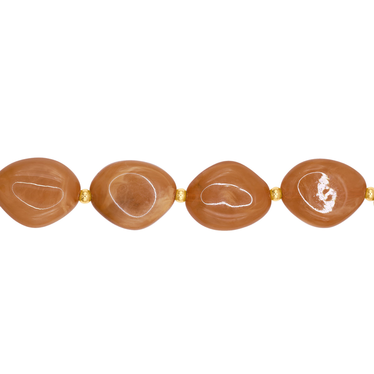 Halskette Damen Gold Xenia Light Colorado Topaz - Verschluss im Detail