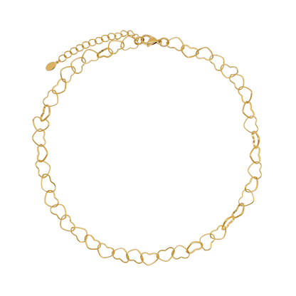 Halskette Damen Edelstahl Elif Gold Karabinerverschluss im Detail
