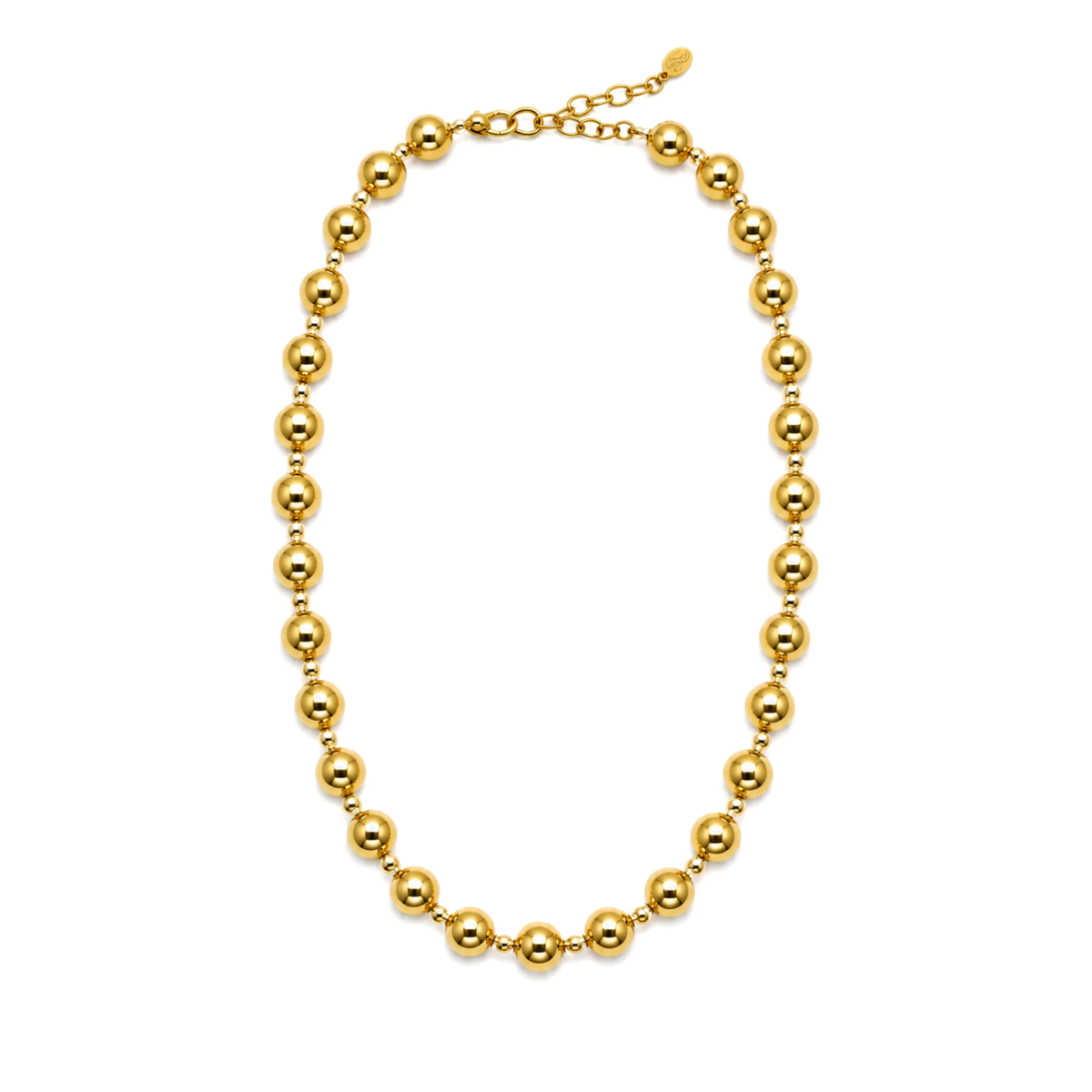 Halskette Damen Gold Lilou goldfarben - Detail Karabinerverschluss